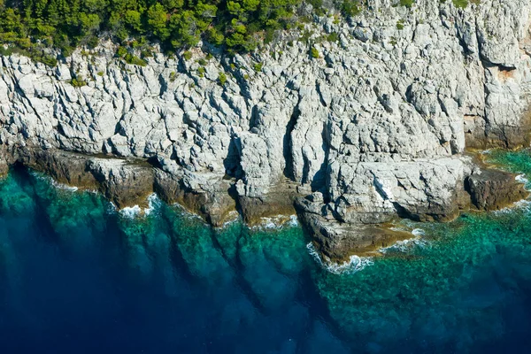 Luchtfoto Van Mljet Island Kroatië — Stockfoto