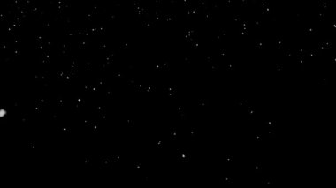 Kar yağışı kavramı. Yağan yağmur damlaları ya da siyah bir arkaplan üzerinde kar