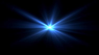 Güneş ışığı mercekleri sanat animasyon arkaplanını parlatıyor