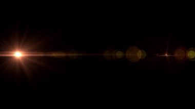 Güneş ışığı mercekleri sanat animasyon arkaplanını parlatıyor