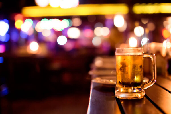 Men drinking, beer mug,