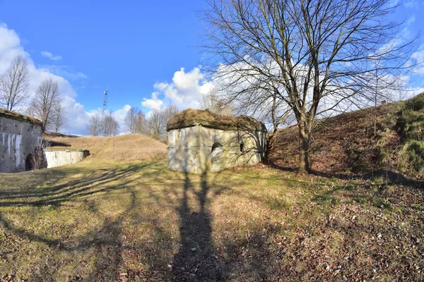 Historic Fortress Rozan Sunny Spring Day Sun Clouds — Stock Photo, Image