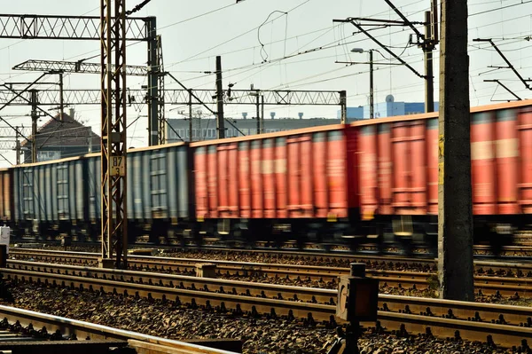 Vasúti Kapcsolók Mozdonyok Sínek Vonat Energiaellátásának Tervezése Tavasz — Stock Fotó