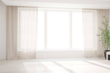 Modern iç tasarım. 3d illüstrasyon