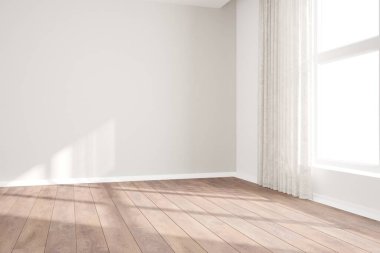 Modern iç tasarım. 3d illüstrasyon