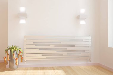 Modern iç tasarım. 3d illüstrasyon