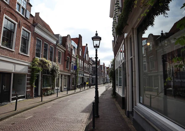 Haarlem Nederland Wandeling Langs Rustige Mooie Straatwandeling Langs Rustige Mooie — Stockfoto