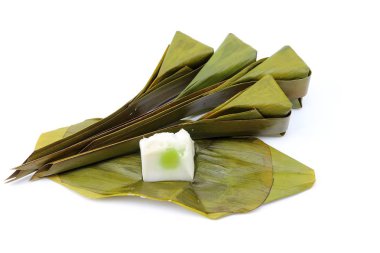 Tatlı hamur dolması Hindistan cevizi ve Tay tatlı muz krem