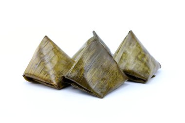 Tatlı hamur piramit Ka Nhom Tian Tayland dolması.