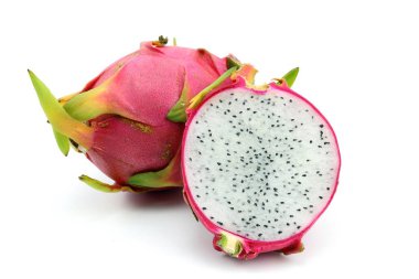 Beyaz arkaplanda Ejder Meyvesi