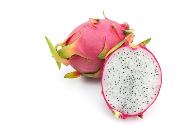 Beyaz arkaplanda Ejder Meyvesi