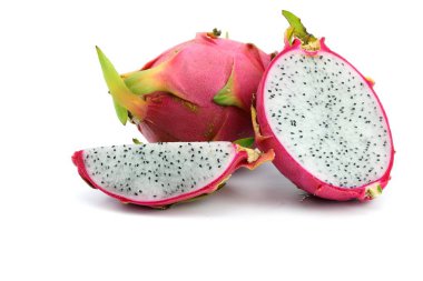 Beyaz arkaplanda Ejder Meyvesi