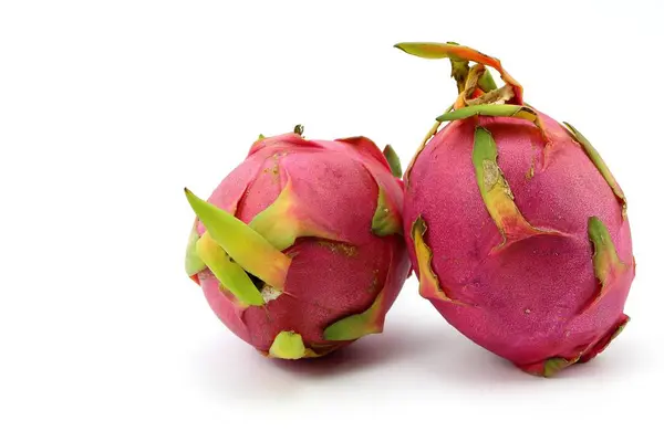 Dragon Fruit Белом Фоне — стоковое фото