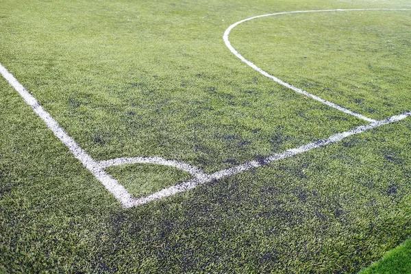 Fotbal Teren Verde Sport Interior — Fotografie, imagine de stoc
