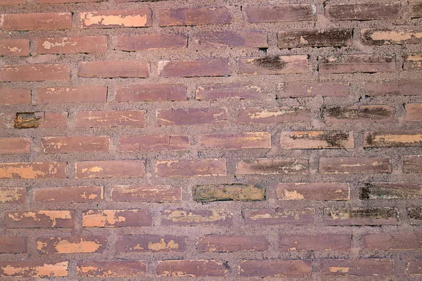 Vintage Baksteen Stenen Muur Achtergrond Detail — Stockfoto