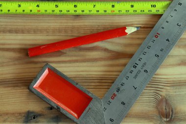 ahşap ve marangoz aracı arka plan
