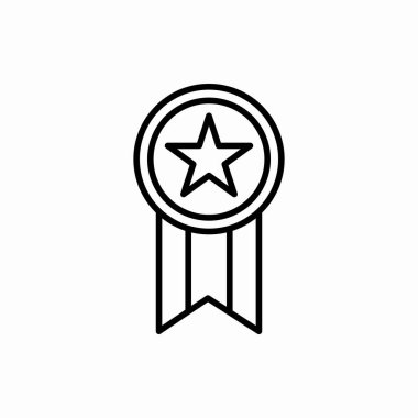 Taslak ödül ikonu. Vektör illüstrasyonu. Web ve mobil için sembol