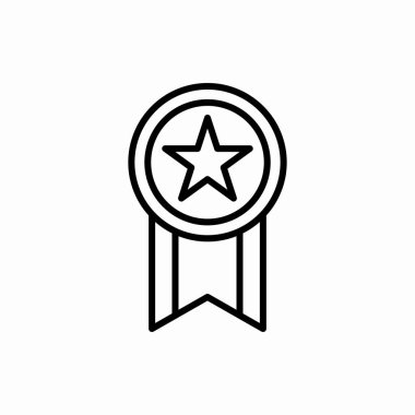 Taslak ödül ikonu. Vektör illüstrasyonu. Web ve mobil için sembol