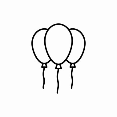 Taslak balon ikonu. Balon vektör çizimi. Web ve mobil için sembol