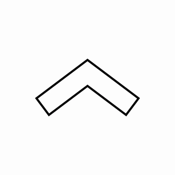 Décrivez Illustration Vectorielle Flèche Icon Arrow Symbole Pour Web Mobile — Image vectorielle
