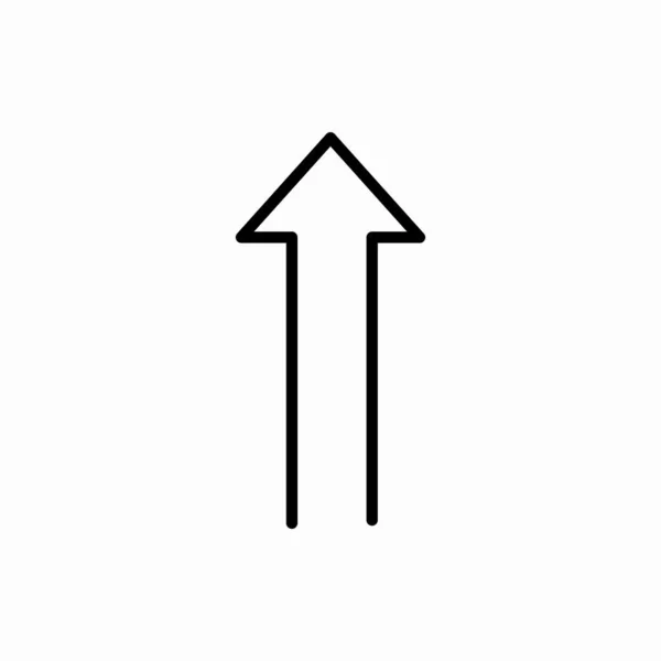 Desenho Seta Icon Arrow Vetor Ilustração Símbolo Para Web Móvel — Vetor de Stock
