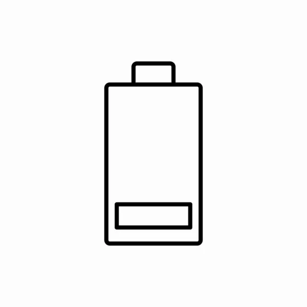 Illustrazione Del Vettore Della Batteria Icon Battery Simbolo Web Mobile — Vettoriale Stock