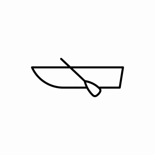 Desenho Barco Icon Boat Vetor Ilustração Símbolo Para Web Móvel — Vetor de Stock