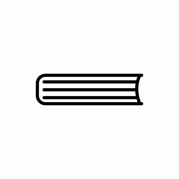 Outline Book Icon Book Vector Illustration 모바일을 — 스톡 벡터
