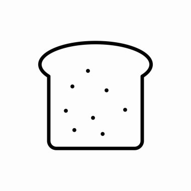 Ekmek ikonu. Ekmek vektörü çizimi. Web ve mobil için sembol