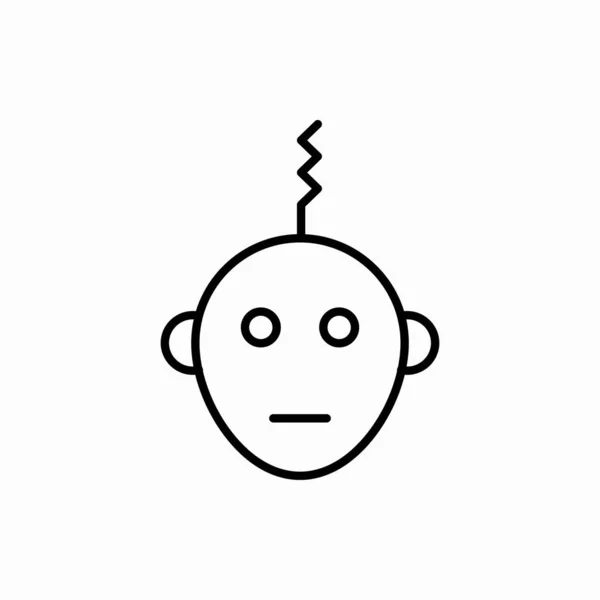 Robot ikonu. Robot vektör çizimi. Web ve mobil için sembol