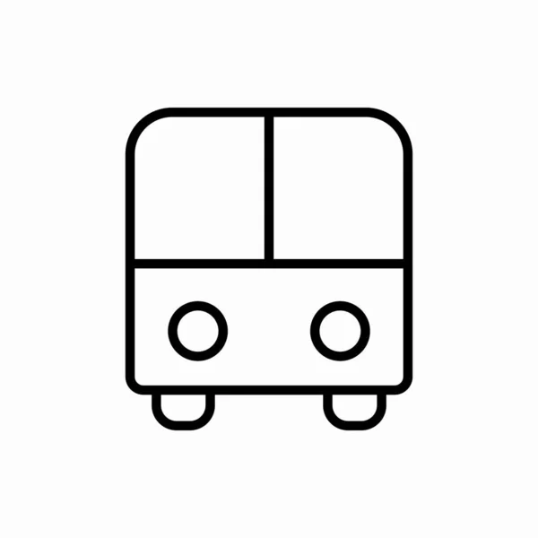 Esboço Ônibus Icon Bus Vetor Ilustração Símbolo Para Web Móvel — Vetor de Stock