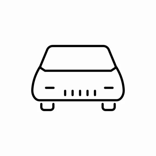 Desenho Carro Icon Car Vetor Ilustração Símbolo Para Web Móvel — Vetor de Stock