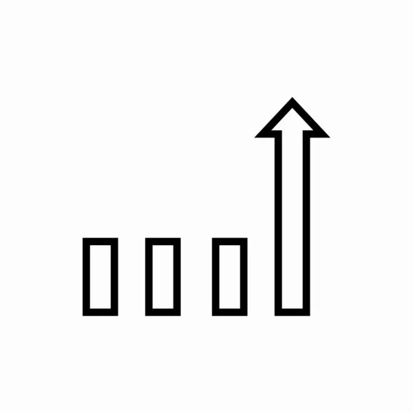 Иконка Диаграммы Векторная Иллюстрация Диаграммы Символ Веб Мобильных Телефонов — стоковый вектор