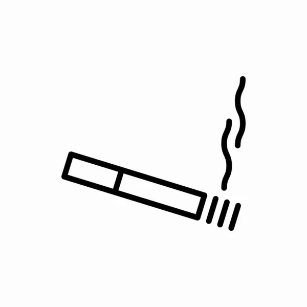 Outline Cigarette Icon Cigarette Vector Illustration Symbol Web Mobile — Stock Vector