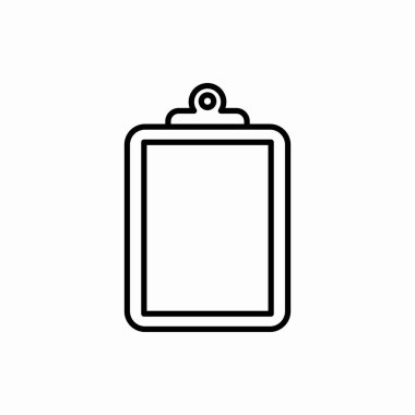 Taslak pano simgesi. Pano vektör illüstrasyonu. Web ve mobil için sembol