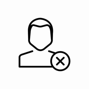 Ana kullanıcı simgesini kapat. Kullanıcı vektör illüstrasyonunu kapat. Web ve mobil için sembol