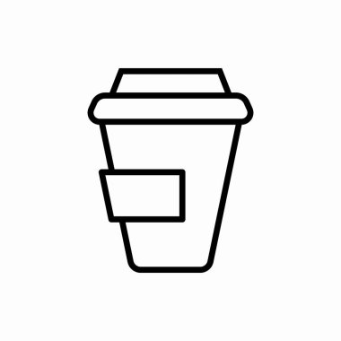 Taslak kahve fincanı ikonu. Kahve fincanı çizimi. Web ve mobil için sembol
