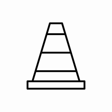 Taslak koni simgesi. Koni vektör çizimi. Web ve mobil için sembol