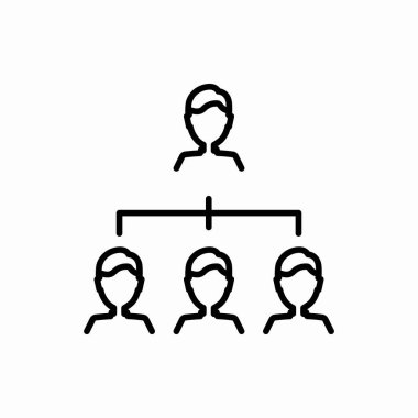 Kurumsal organizasyon ikonu. Kurumsal vektör illüstrasyonu. Web ve mobil için sembol
