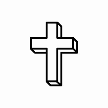 Çapraz çizgi ikonu. Çapraz vektör çizimi. Web ve mobil için sembol