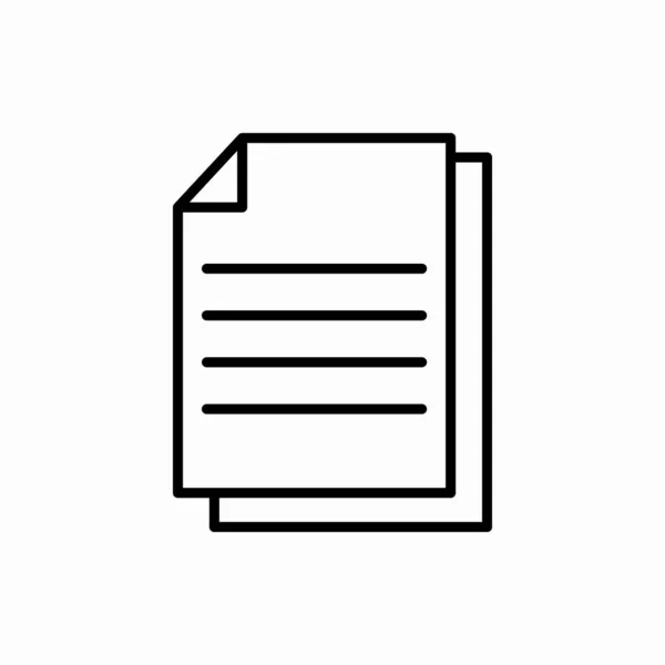 Kopírovat Ikonu Dokumentu Zkopírovat Vektorovou Ilustraci Dokumentu Symbol Pro Web — Stockový vektor