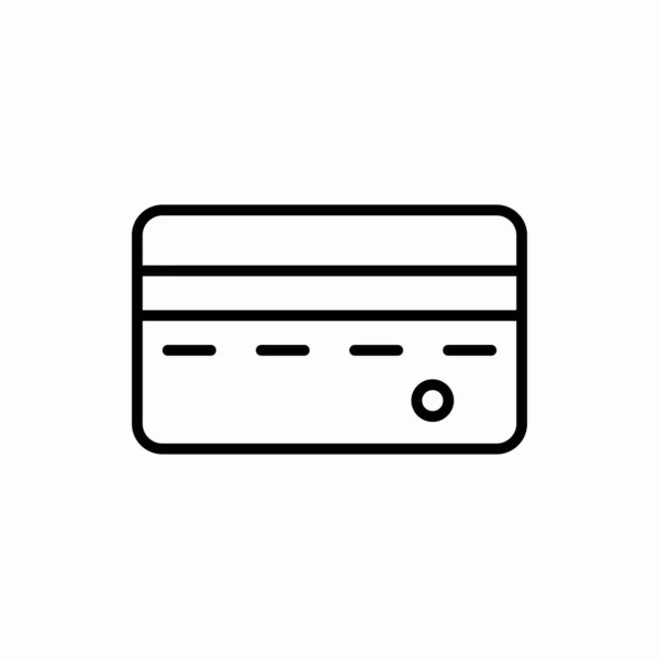 Icono Tarjeta Crédito Ilustración Vectores Tarjetas Crédito Símbolo Para Web — Vector de stock