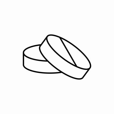 Taslak uyuşturucu ikonu. Uyuşturucu vektör illüstrasyonu. Web ve mobil için sembol