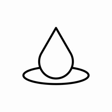 Taslak bırakma simgesi. Vektör illüstrasyonunu bırak. Web ve mobil için sembol