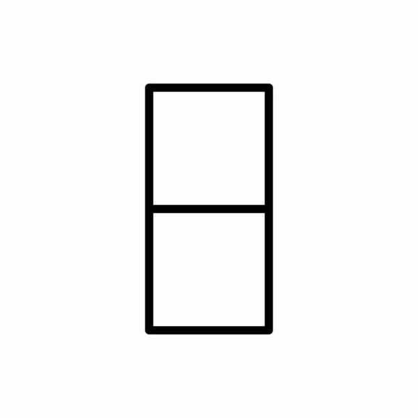 Décrivez Icône Domino Illustration Vectorielle Domino Symbole Pour Web Mobile — Image vectorielle