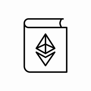 Kitap ikonuyla özet yap. Kitap vektörü illüstrasyonuyla özet geç. Web ve mobil için sembol