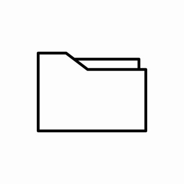 Taslak dizin simgesi. Dizin vektör illüstrasyonu. Web ve mobil için sembol