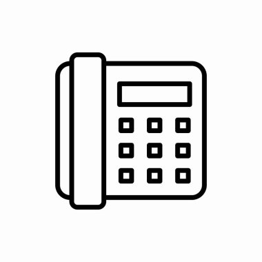 Ev telefonu ikonu. Ev telefonu çizimi. Web ve mobil için sembol