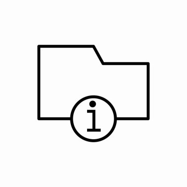 Özet bilgi dizini simgesi. Bilgi dizini vektör illüstrasyonu. Web ve mobil için sembol