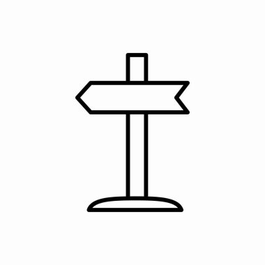 Sol işaret direği simgesini çiz. Sol işaret direği çizimi. Web ve mobil için sembol